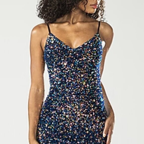 NEW! SHOWSTOPPER! B. Smart Sequin Bodycon Special Occasion Party Dress Size 7 - Picture 2 of 13